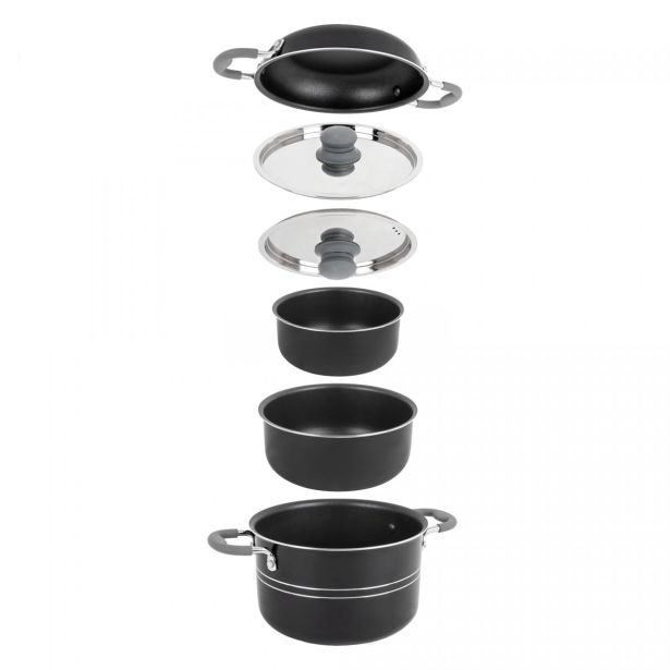 KAMP KUHINJSKI PRIPOMOČKI BRUNNER POSODA FLAVOR 7+1 FI 22 CM