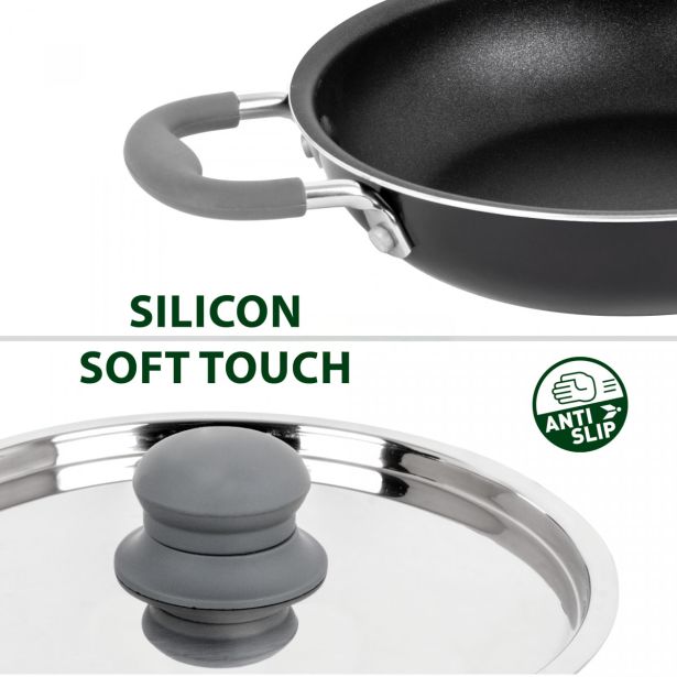 KAMP KUHINJSKI PRIPOMOČKI BRUNNER POSODA FLAVOR 7+1 FI 22 CM