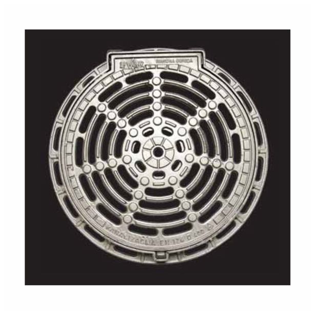 KANALSKA REŠETKA LIVAR Z OKVIRJEM FI 600 400 KN, ZAKLEP, P.VLOŽEK