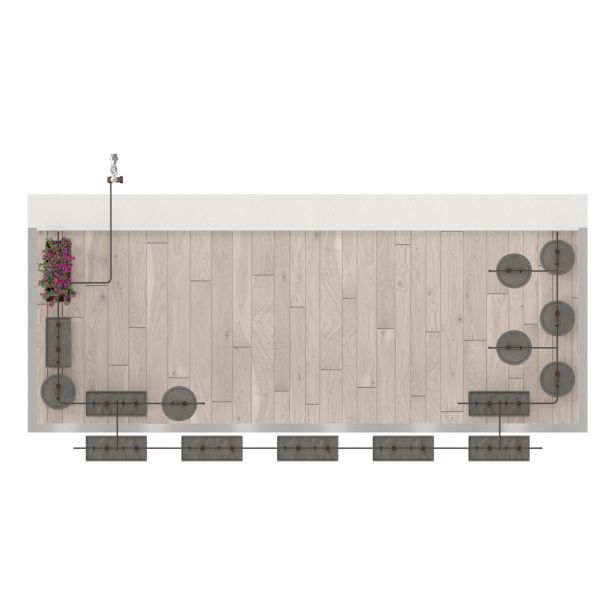 PRIKLJUČEK ZA VODO CLABER KAPLJIČNI KRMILNI SET PLUS 25