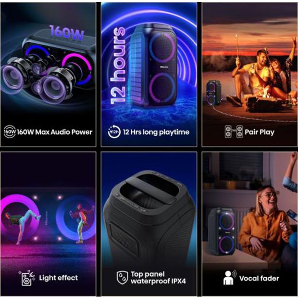 KARAOKE HISENSE PARTY ROCKET 160