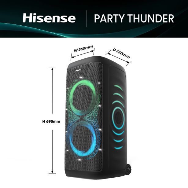 KARAOKE HISENSE PARTY THUNDER