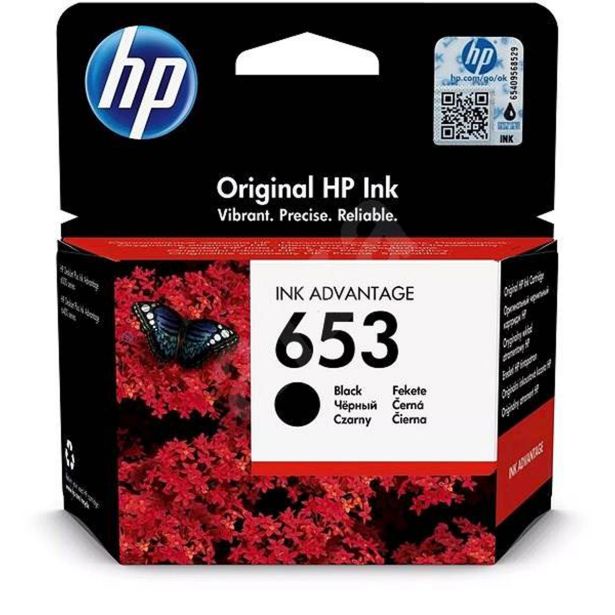 KARTUŠA HP 653 BLACK