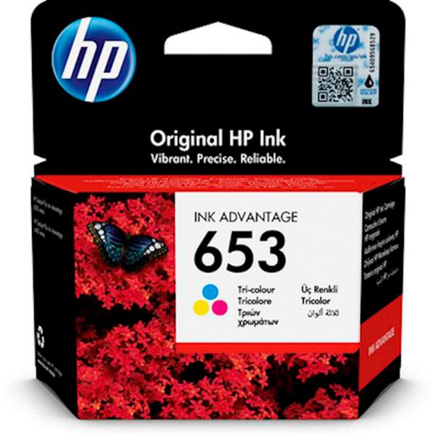 KARTUŠA HP 653 TRI-COLOR