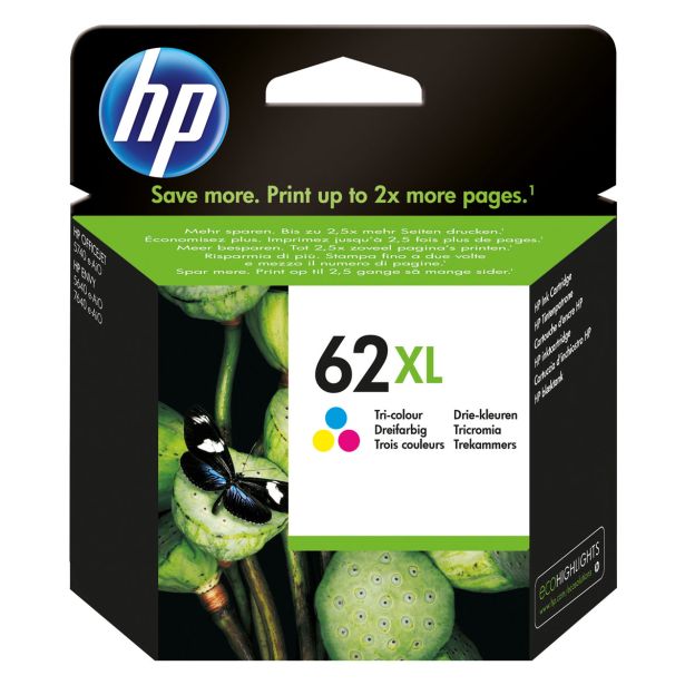 KARTUŠA/TONER HP 62XL HIGH YIELED TRI-COLOR