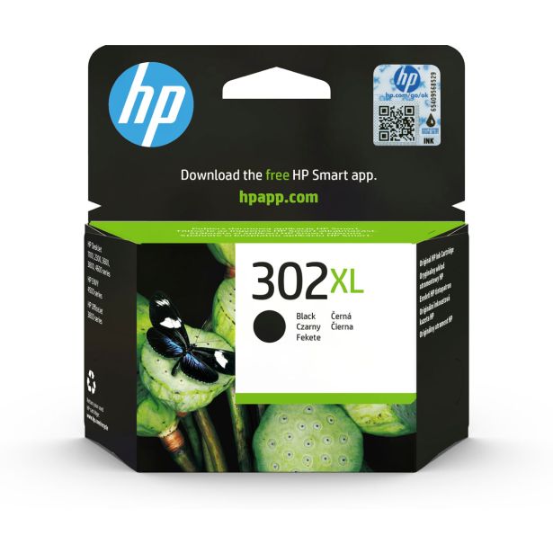 KARTUŠA/TONER HP Č 302XL HIGH YIELD BLACK