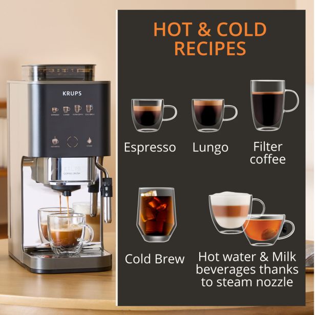 KAVNI ESPRESSO APARAT KRUPS  COFFEE CRUSH SA403BE0