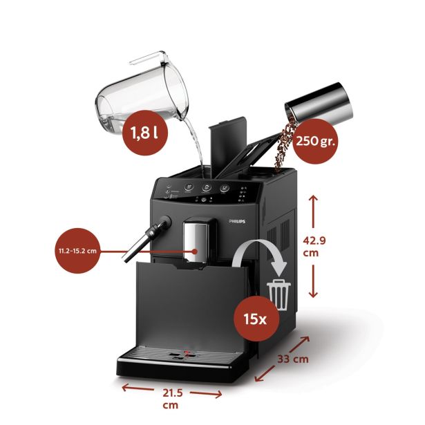 KAVNI ESPRESSO AVTOMAT PHILIPS HD 8827/09