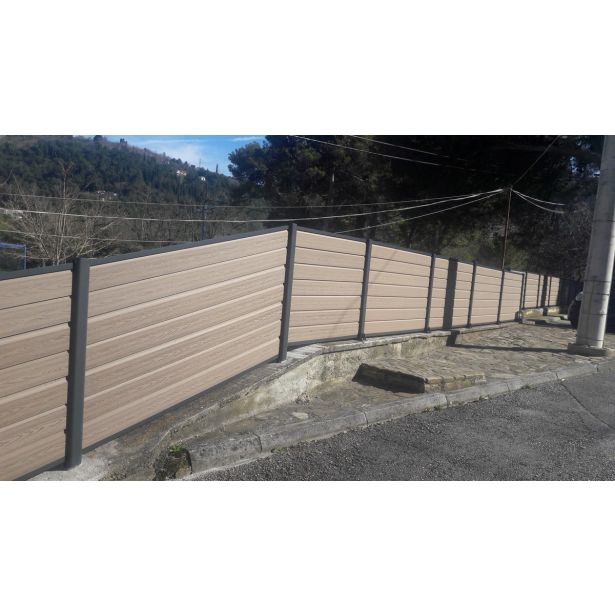 WPC OGRAJNA DESKA KAVNO RJAVA 1800X150X25 MM