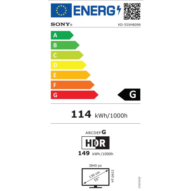 TELEVIZOR SONY KD55XH8096BAEP