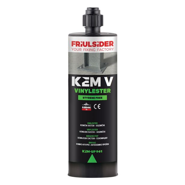 KEMIČNO PRITRJEVANJE KEM 941 KARTUŠA 420 ML VINYLESTER +MIXER