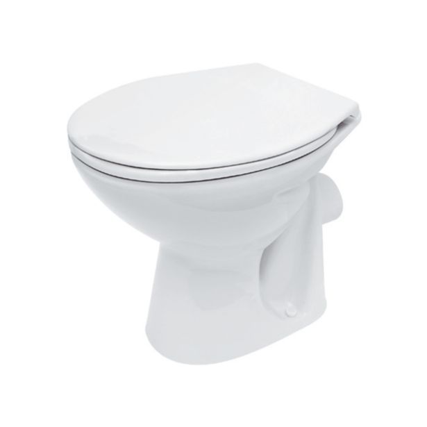 WC ŠKOLJKA, STOJEČA CERSANIT PRESIDENT ODTOK V STENO