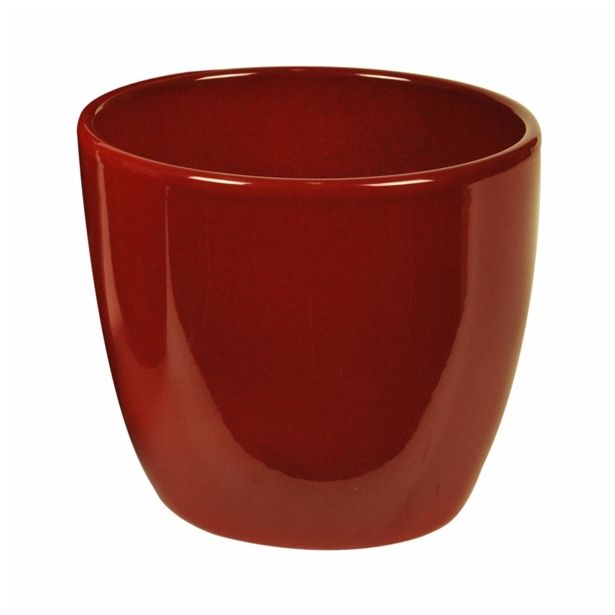 KERAMIČNI NOTRANJI LONEC HORTER 909 11 CM BORDO RDEČ