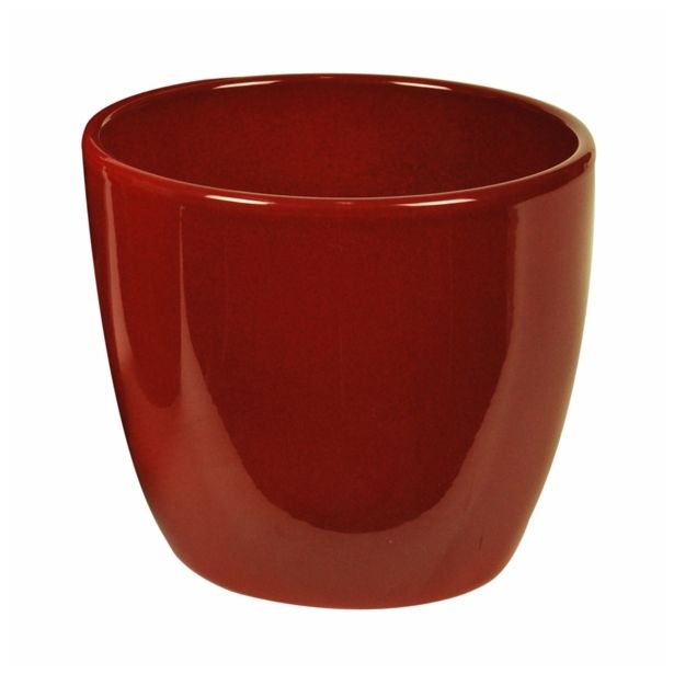 KERAMIČNI NOTRANJI LONEC HORTER 909 13 CM BORDO RDEČ