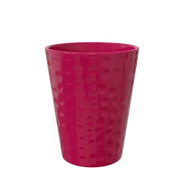 KERAMIČNI NOTRANJI LONEC LINDA 140 CIKLAMA GLOSS 139X167MM ZA ORHIDEJE L12
