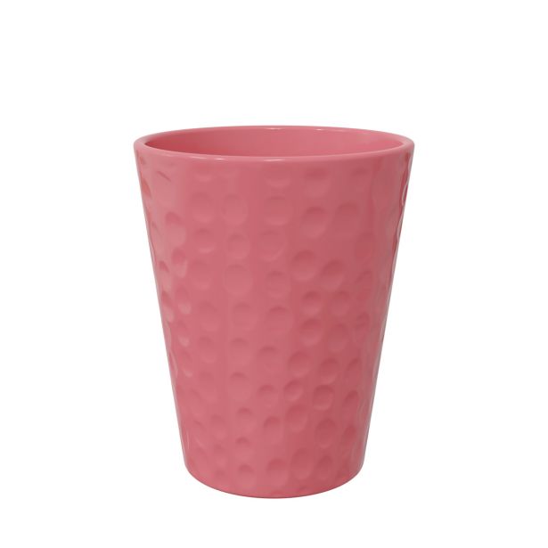 KERAMIČNI NOTRANJI LONEC LINDA 140 OLD PINK GLOSS 139X167MM ZA ORHIDEJE L12