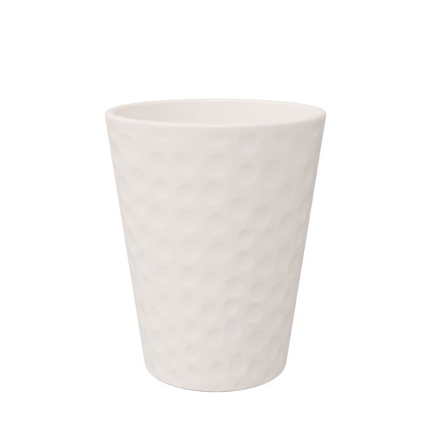 KERAMIČNI NOTRANJI LONEC LINDA 140 SMETANA PEARL 139X167MM ZA ORHIDEJE L12