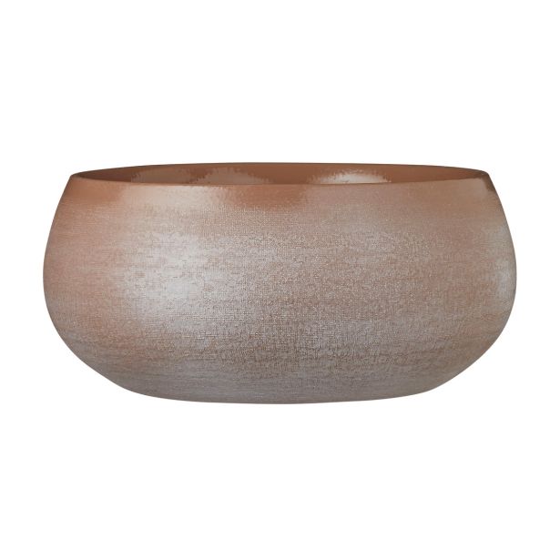 DOURO POSODA OKROGLA TAUPE - H12XD26CM