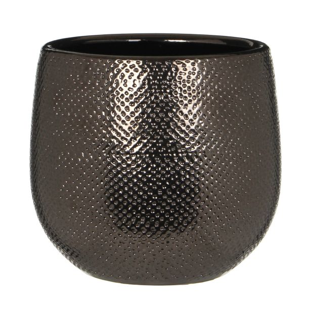 GABRIEL LONEC OKROGEL V BRONZI BARVI  - H19XD21CM