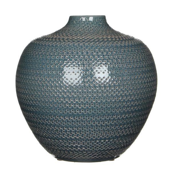 GABRIEL STEKLENICA MODRA - H25XD26CM