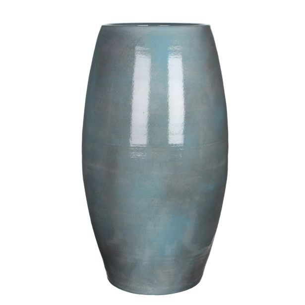 LESTER VAZA OKROGLA MODRA - H70XD39CM