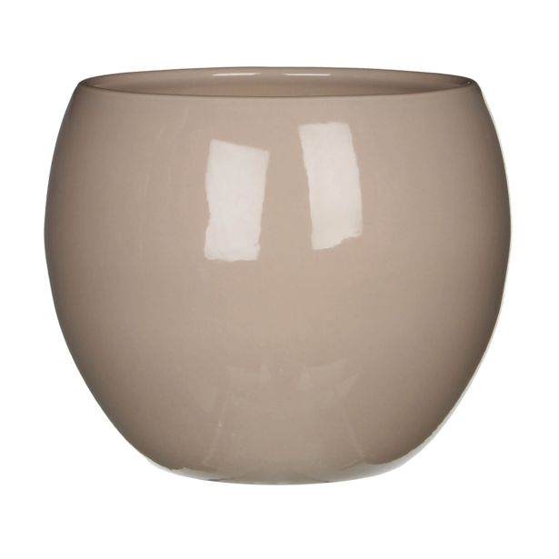 MONET LONEC OKROGEL BEŽ - H13,5XD15,5CM