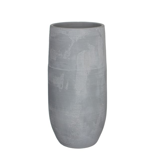 RAMON VAZA OKROGLA SVETLO SIVA - H55XD26CM