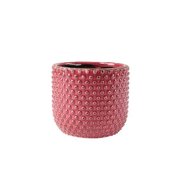 KERAMIČNI NOTRANJI LONEC TS BOLINO ROZA 14 CM H13
