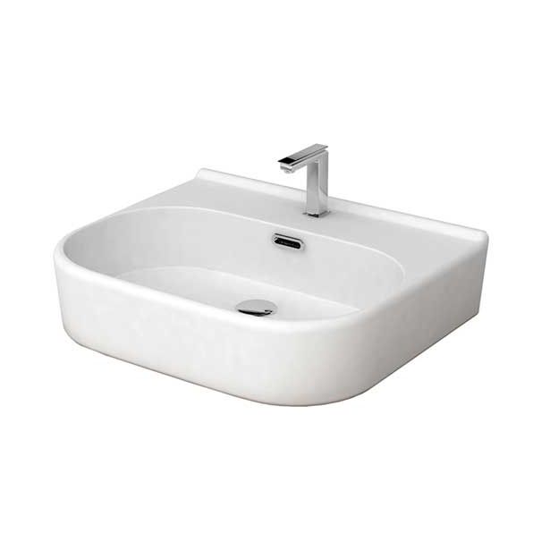 KERAMIČNI UMIVALNIK OLYMPIA SYNTHESIS 60 CM STENSKI ALI NADPULTNI