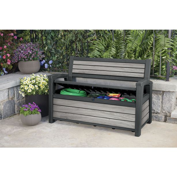 KETER DECO VRTNA KLOP, 227 L, SIVA BARVA