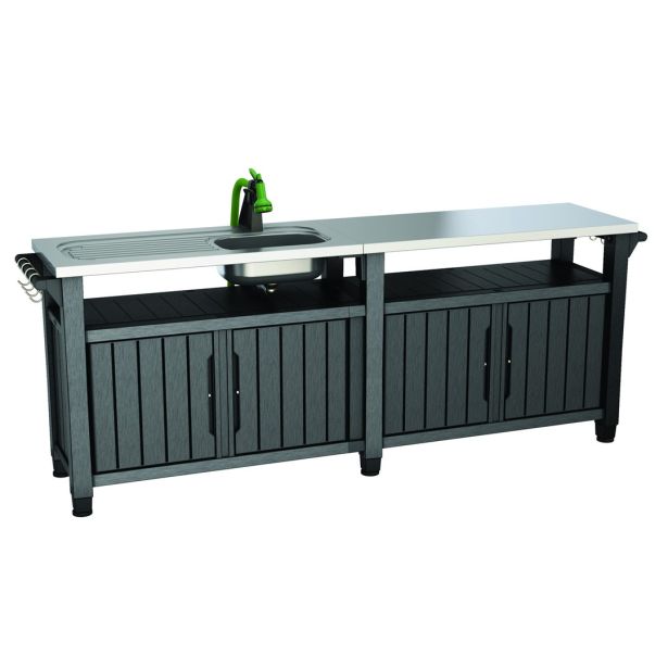 LETNA KUHINJA KETER UNITY CHEF 415 L ANTRACIT