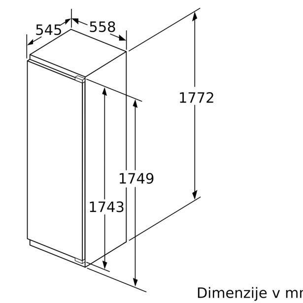 HLADILNIK BOSCH KIF81PFE0