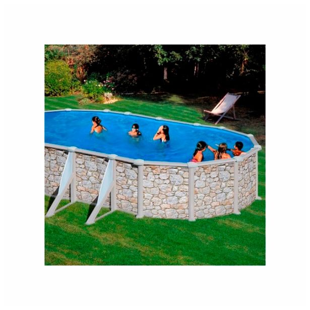 MONTAŽNI BAZEN PLANET POOL KIT 500P 500X300X120 CM IMITACIJA NARAVNEGA KAMNA
