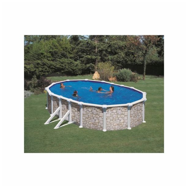 MONTAŽNI BAZEN PLANET POOL KIT 610P 610X375X120 CM IMITACIJA NARAVNEGA KAMNA