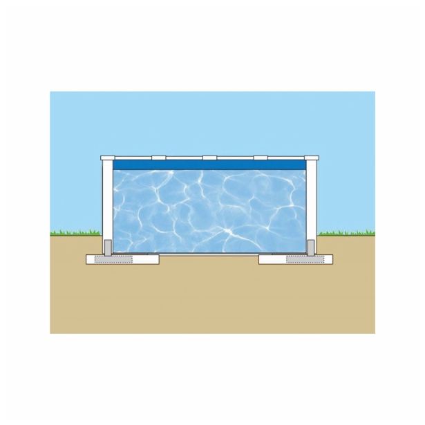 MONTAŽNI BAZEN PLANET POOL KIT PROV 7388 7.30X3.75X1.32 CM
