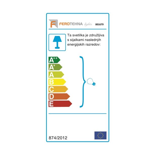 KLASIČNA PLAFONJERA FEROTEHNA BELA D400