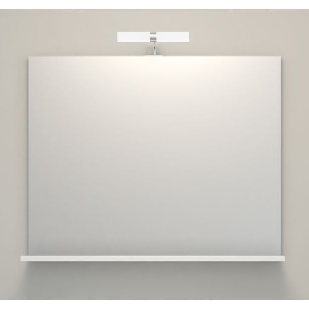 KLASIČNO OGLEDALO AQUAESTIL STELLA 100, S POLIČKO, LUČKO IN STIKALOM, 100 X 2 X 65