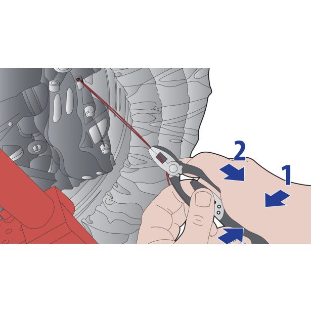 KLEŠČE UNIOR 213 MM ZA ŽIČNE VAROVALKE ART. 516/4