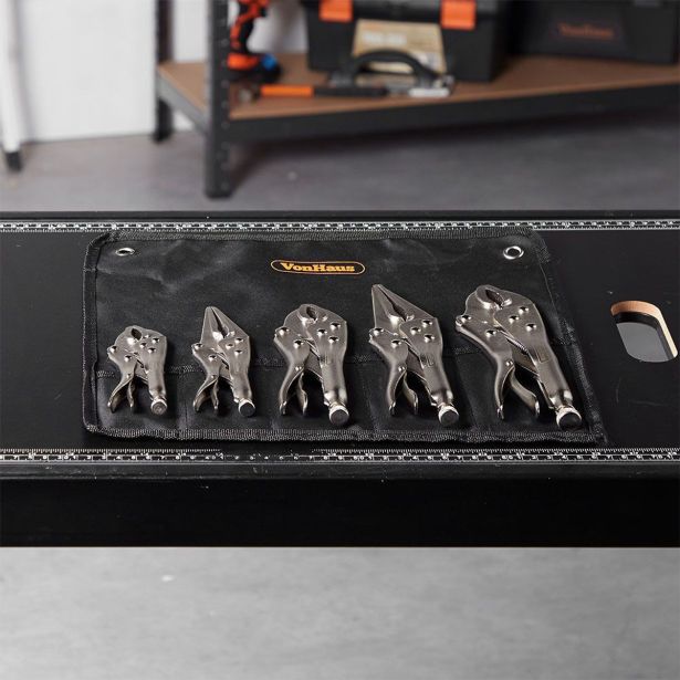 KLEŠČE VONHAUS KOMPLET ZAKLEPNIH KLEŠČ 5-DELNI