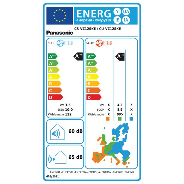 KLIMATSKA NAPRAVA PANASONIC CS/CU-VZ12SKE