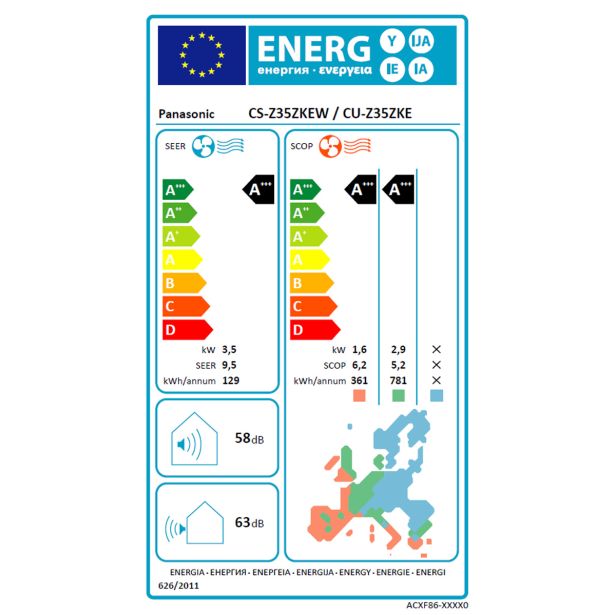 KLIMATSKA NAPRAVA PANASONIC CS/CU-Z35ZKE