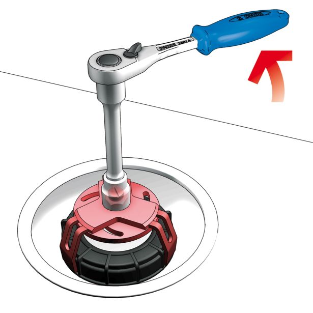 ORODJE ZA MEHANIKE UNIOR KLJUČ ZA POKROV REZERVOAR ART. 1978