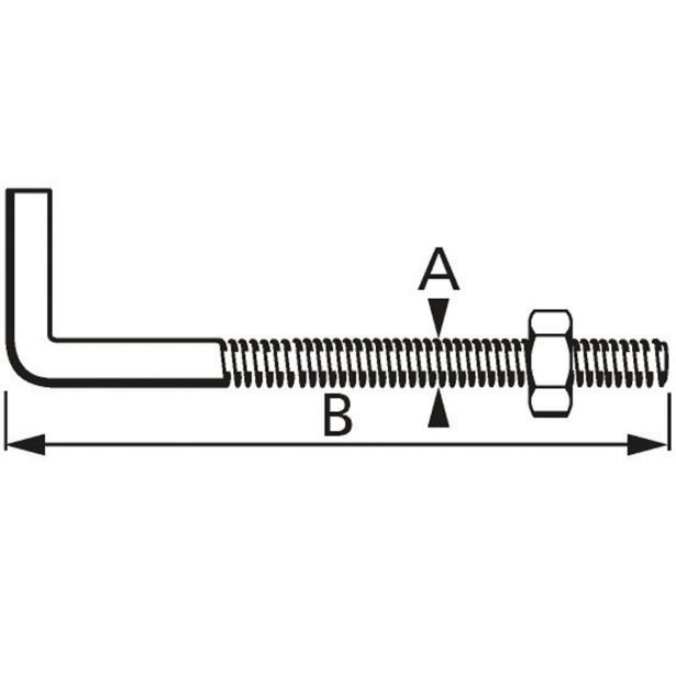 L-KAVELJ M 4X40X25X15 A2F V ZAVITKU JE 5 KOS