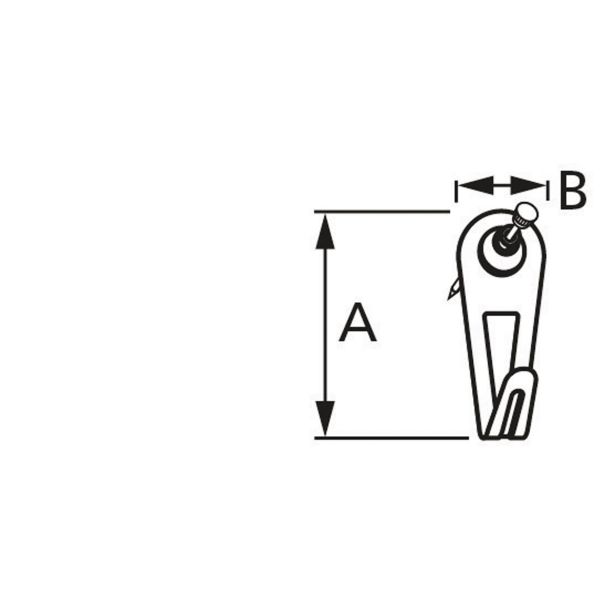 KLJUKICA ZA SLIKO 28X11 V ZAVITKU JE 4 KOS