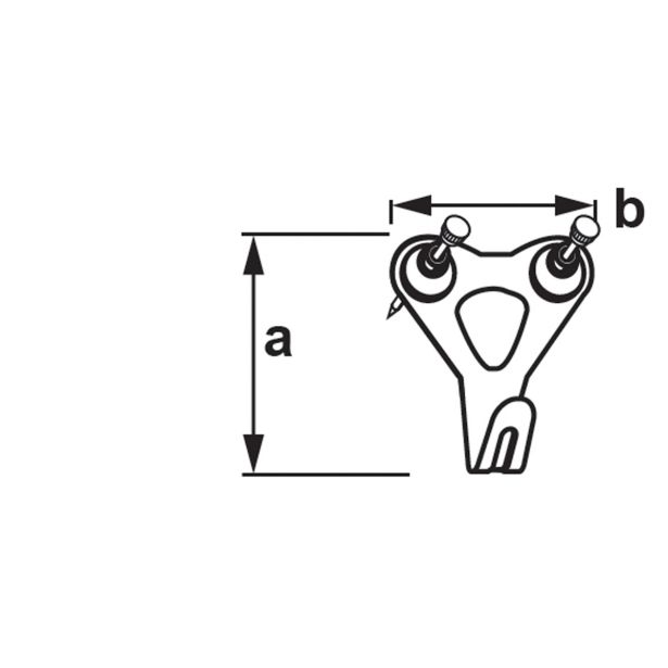 KLJUKICA ZA SLIKO 28X22 V ZAVITKU JE 4 KOS