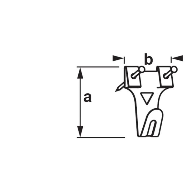 KLJUKICA ZA SLIKO 31X20 V ZAVITKU JE 6 KOS