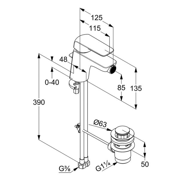 KLUDI AMEO PIPA ZA BIDE
