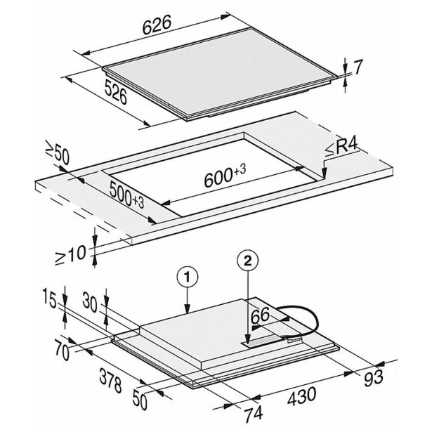 INDUKCIJSKA PLOŠČA MIELE KM 7564 FR