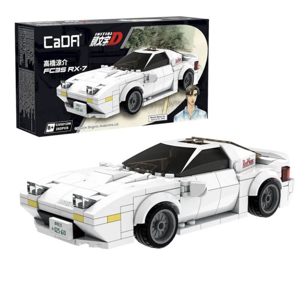 KOCKE CADA BRICKS INITIAL D MAZDA RX-7 FC3S
