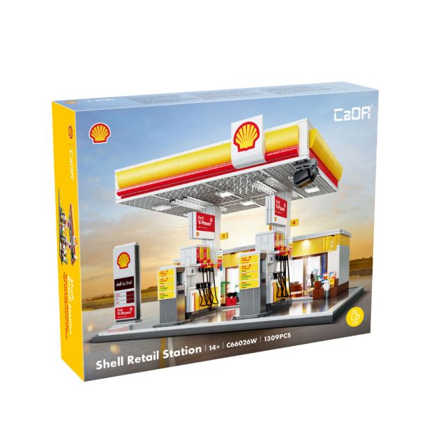 KOCKE CADA BRICKS SHELL BENCINSKA ČRPALKA